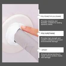 Waterproof Sealing Clay, Sealing And Leak-Proofing Home Holes And Gaps, Wear-Resistant Filling Clay, Easy To Use, Suitable For Home And Professional Use. Applicable For Sealing Dynamic Cracks. Provides High Strength And Weather Resistance, Prevents Damage. Ensures Strong Adhesion, Repairs Various Surface Cracks And Damage. A Gift For Family And Friends - A - View 10