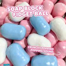 Crispy Soap Block Squishy Toy, Moldable Slow Rebound, ASMR Sensory Stress Relief Squeeze Toy, Suitable For Teens And Adults - Multicolor - View 2