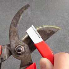 1pc Red Ceramic Knife Sharpener, Professional Grade Sharpening Stone, Suitable For Knives, Garden Shears, Scissors, Diamond Coated, Durable And Wear-Resistant Kitchen Tool - A - View 4