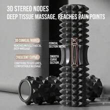 Multi-Textural Foam Wool, The Convex Protrusions Provide Deep Fascial Relaxation And Relieve Muscle Pain, And The Roller Is Portable And Fatwa For Storage.Note: Colors Are Sent Randomly. - Multicolor - View 7