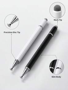 3-Function Magnetic Stylus Pen, Multi-Purpose Sensitive Screen Writing And Sketching Tool, Universal Responsive Input Pen, Suitable For Smartphones And Touchscreen Tablet Devices - Type a - View 3