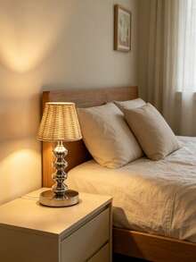 1pc Handwoven Table Lamp, USB Powered, Artistic Southeast Asian Style, Modern Ins Style, Vintage Creative Premium Decor Night Light, Suitable For Bedroom, Desk, Living Room - Handmade Table Lamp - View 8