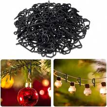 Heavy Duty Outdoor Sink Hooks, Suitable For Christmas Lights - Plastic Holiday Clips, Easy Installation Without Tools, Reusable For Sinks, Tiles, Trees (Suitable For Icicles, Ropes), Dedicated For Christmas Decoration - View 5