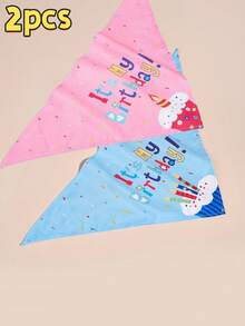 Pet Birthday Party Decoration Set Birthday Dual-Use Cat And Dog Universal Birthday Decoration Ins Style Birthday Photo Props - Multicolor - View 13