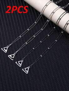 1/2/3 PCS Adjustable Rhinestone Underwear Shoulder Chain Women's Bra Shoulder Strap Metal Body Chain Lingerie Accessories Bra Strap - Multicolor - View 13