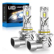 2pcs 9006 HB4 LED Bulb 12V 6500K White Led Lamp Super Bright Car Fog Lights Day Driving Running Light Plug And Play Waterproof - J1-3570 - View 2
