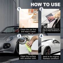 3/6PCS Magic Nano Car Scratch Repair Cloth, Ultra-Fine Fast Scratch Removal Fabric, Safely Removes Scratches From Cars, Trucks, Motorcycles And RVs - Car Scratch Repair Cloth - View 9