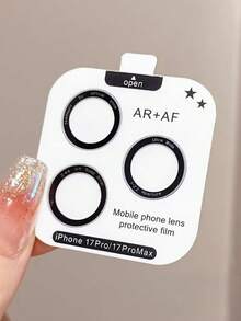 Ultra-Thin Lens Protector Film, Compatible With 17/17Pro/17ProMax, Easy Alignment And Application, Perfect Fit For Lens, Scratch-Resistant And Shockproof, Oil-Repellent And Water-Repellent, Anti-Stain, Keeps Lens Looking New - Silver - View 5