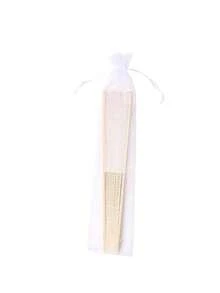 White Paper Fan DIY Hand-Painted Style Flat White Paper Hand Fan Wedding Folding Fan Portable Party And Wedding Supplies Hand Fan - White - View 10