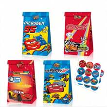 A Set Of 30 Items, Gift Bags, Covering Various Themes - Stickers, Birthday & Holiday Gift Bags. Additionally, Cute Party Favor Boxes And Handheld Gift Bags, Suitable For Birthdays, Events And Celebrations. Each Set Includes 12 Paper Bags And 18 Stickers, Perfect For Fans To Add Fun To Any Occasion. - View 9