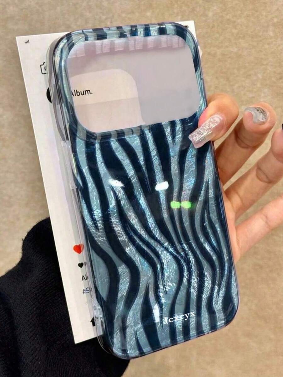 Luxury Leopard Print 4-Color Patchwork Wavy Zebra Pattern Phone Case Compatible With IPhone 18 Pro Max 18 Pro 17 Pro Max 17 Pro 17 Air 17 12 13 14 15 16 Pro Max 14 Plus 15 Plus 16 Plus 11 17 16 15 14 13 12 Smooth Protective Shell