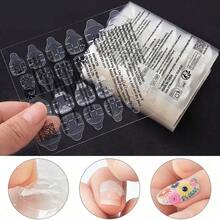 24-2400pcs Waterproof Pink Breathable Nail Stickers, Strong Adhesive False Nail Patches - Upgraded Version - View 7