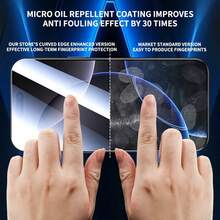 CASECOPS 4Pcs High Definition Transparent Tempered Glass Screen Protector, Anti-Scratch, Shock-Resistant, Oleophobic Coating, Smooth Touch, No Bubbles, Easy To Install, Compatible With Apple 18 Pro Max/18 Pro/18/17/17 Pro/17 Pro Max/, X/XR/11/12/13/14/15/16/16e/16 Plus/16 Pro/16 Pro Max Series All Models, Compatible Phone Case. - 4Pcs - View 4