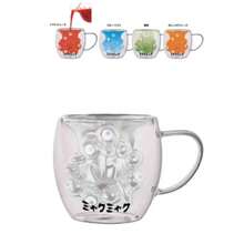 Japan Osaka Expo Maimai Cup Niche Transparent Insulated Coffee Cup Creative Double-Layer Glass Cup - Strawberry Transparent Bear - View 4