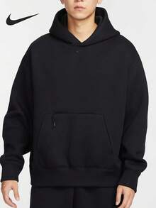 Nike Authentic Autumn/Winter New Men's Knitted Hooded Warm Loose Sweatshirt HM9790-010 - HM9790-010 - View 1