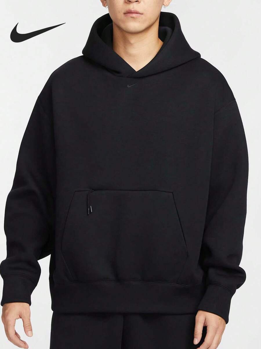 Nike Authentic Autumn/Winter New Men's Knitted Hooded Warm Loose Sweatshirt HM9790-010 - HM9790-010 - View 1