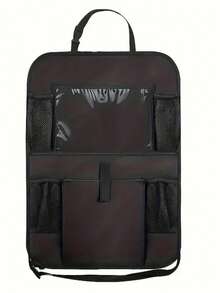 Organizer Penyimpanan Mobil dengan Meja Lipat, Tas Penyimpanan Multi-Saku Jala Dua Lapis, Tali yang Dapat Diatur dan Tempat Gelas, Menghemat Ruang dan Ideal untuk Bepergian Bersama Keluarga, Dudukan Tablet dan Buku Portabel, Aksesori Penyimpanan Mobil - MultiWarna - View 12