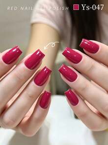 XEIJAYI 1 Bottle 10ml Deep Red New Nail Gel Polish, Suitable For Home DIY Manicure, Salon-Grade Gift, For Women - Dark Red - View 4