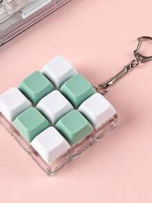 Mini Mechanical Keyboard Keychain Solid Color 9-Grid DIY Stress Relief Button Toy Pendant Creative 9-Grid Fidget Toy Keychain DIY Solid Color Mini Mechanical Keyboard Stress Relief Pendant Creative Solid Color 9-Grid DIY Keychain Mini Mechanical Keyboard Stress Relief Button Toy Pendant Solid Color 9-Grid Stress Relief Button Toy | Mini Mechanical Keyboard DIY Keychain Pendant DIY Creative 9-Grid Mechanical Keyboard Keychain Solid Color Stress Relief Button Small Toy Pendant - Multicolor - View 11