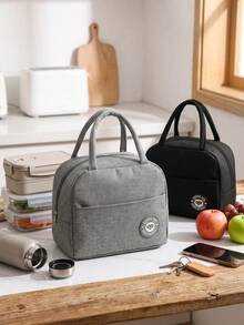 3pcs Lunch Bag With Handle - Waterproof And Portable, Suitable For School And Office, Portable Lunch Box Bag, Lunch Bag For Work And School, Wedding, Picnic And Beach, Keeps Food Fresh And Delicious - Multicolor - View 6