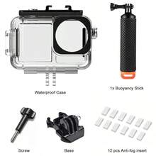 60M Diving Waterproof Protective Housing Shell, Anti‑Fog Dive Case For D*I Osmo Action 5 Pro, Action 4, Action 3, Underwater Shooting Camera Accessories - View 15