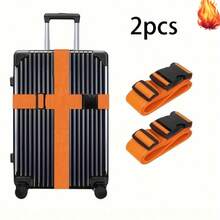 2Pcs Luggage Straps - Quick Release Anti-Theft Suitcase Belts | Durable Polyester For Air Travel, Camping & Business Trips | Adjustable, Easy-Clean & Lightweight - Luggage Strap - View 15