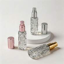 1pc Luxury 5ml Refillable Perfume Bottle, High-End Crystal Rhinestone Perfume Spray Bottle, Suitable For Outings, Shopping, Outdoor Gatherings, Travel, Camping, Running, Cycling, Hiking And Other Activities, Bottom Fill No-Pry Bottle, Leak-Proof And No-Spray Leak, Reusable, Suitable For Room, Bedroom, Daily Use, Perfume Decanting, Perfume Sprayer, Refillable Container - Multicolor - View 21