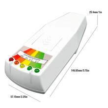 New 5-LED EMF Meter Magnetic Field Detector Ghost Hunting Paranormal Equipment Tester Portable Counter Professional EMF Meter Tester - Multicolor - View 7