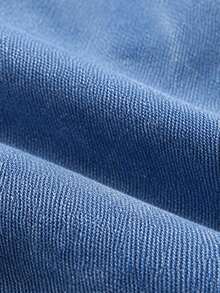 1pc Tween Girls Casual Streetwear Sweet Cool Niche Stepped Distressed Design Fashion Personalized Straight Leg Jeans - Medium Wash - View 4
