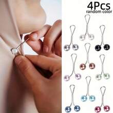 4/9Pcs U-Shaped Fixing Clips, Muslim Hijab Clips, Islamic Headscarf Accessories, Veil Decoration And Scarf Fixing Buckles - Multicolor - View 15