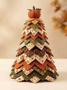 1pc DIY Halloween Quilted Fabric Tree Set, 3D Stuffed Sewing Handmade Kit, 3D Stuffed Sewing Handmade Project, Handmade Halloween Tabletop Decoration, Gift For Craft Enthusiasts - Multiple Styles - View 4