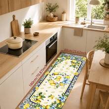 1/2pcs Lemon Pattern, Vintage Diatomaceous Earth Mat, Super Absorbent, Non-Slip, Perfect For Bathroom, Kitchen And Dining Room, Quick Drying, Machine Washable, Perfect Gift For Home Decor And Bathroom Mat - Multicolor - View 14