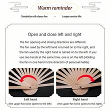 1pc Three-Color Gradient Dance Fan, Extra Long Tassel Design, Double-Sided Silk Fan, Suitable For Square Dancing, Perfect For Stage Performance, Dance Festival Party, Sports Props And Other Occasions - Right Hand-red+Orange+Yellow-150cm - View 6