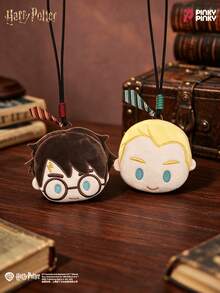 Harry Potter Bag Charm Keychain, Cute Character Coin Purse, Earphone Storage Bag, Random Style, Daily Halloween Christmas Birthday Gift, Suitable For Students And Women - Multicolor - View 2