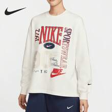 Nike/Authentic Baru Fashion Wanita Minimalis Kerah Bulat Sweatshirt Pullover HF9492-133 - HF9492-133 - View 13