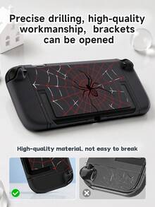 Jemdura, Switch2 (2025) Game Console Accessories, 1pc Spider Pattern Switch Protective Case, Free Skull Joystick Cap, Suitable For Switch2/Switch Game Console Accessories, Full Set, Storage Bag, Card Slot Dock, Switch Protective Case, Best Gift Compatible With Switch Players - Multicolor - View 4