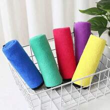 5 Paket Kain Pembersih Mikrofiber Bulu Karang Dua Sisi - Handuk yang Sangat Menyerap dan Dapat Digunakan Kembali, Desain Dua Warna (Kuning dan Hitam), Bentuk Persegi untuk Rumah, Dapur, Mobil, Kamar Mandi, Pembersihan Kaca, Lap Piring - Beraneka warna - View 9