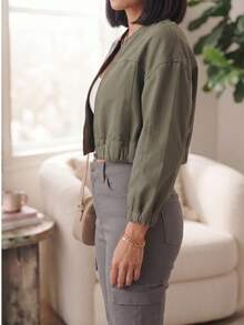 Women Pants - Grey - View 4