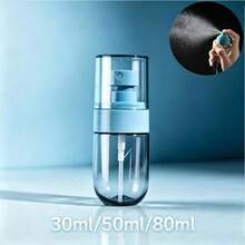 30-100ml 便攜式可重複填充細霧噴霧瓶 空化妝品容器 噴霧霧化器迷你瓶 旅行配件 - 藍色 - 查看 3