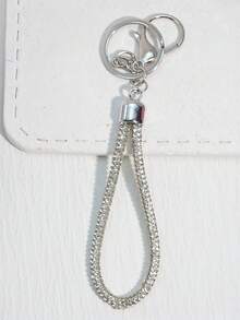 1-5pcs Fashion Rhinestone Pendant Keychain Bag Car Key Chain Pink Women Simple Key Chain - Multicolor - View 9