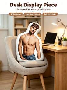 1pc DIY Personalized Photo Pillow For Home Decor, Couple, Pet Memorial, Mother's Day, Valentine's Day, Toy Gift, Plushie - Upload Picture Customization - View 8