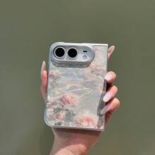 1pc Girls Apple Foldable Phone Case Protective Cover Popular Shockproof Anti-Slip Smart Phone Shell Floral Cute Phone Case Back To School Gift Birthday Gift Compatible With Apple 18Fold, IPhoneDuo - Multicolor - View 10