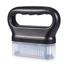 1PC Meat Tenderizer Tool With 48 Stainless Steel Ultra-Sharp Needles And Protective Cover, Suitable For Beef, Turkey, Chicken, Steak, Veal, Fish, Etc., Heavy-Duty Cooking Tool Best For Tenderizing, Grilling, Marinating Kitchen Cooking - Multicolor - View 14