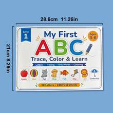 Letter Pronunciation Writing Practice Book, Word Recognition, Coloring Exercises, Home School Classroom Resource Educational Toy, Interactive Learning Supplies - YY044 Alphabet Tracing Practice - View 4