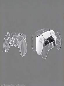 Funda protectora transparente de cristal dividida para mando de juego, carcasa dura a prueba de golpes y caídas, caja protectora para mando de juego de PC, accesorios protectores transparentes multicolor - Ver 6