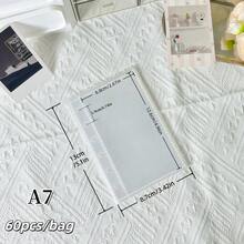 A6/A7/A8 Size 10/20/30/40pcs Transparent Loose-Leaf Refill, Pocket-Style Loose-Leaf Card Page Storage Album Transparent PP Inner Pages, Photo Storage Album, Scrapbook Enthusiasts, Students, Study Room, Classroom, Studio, Back To School Season,Card Holder - Transparent - View 7