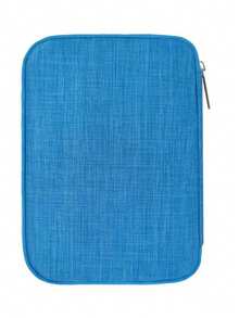 Solid Color Data Cable Storage Bag, Watch Band Storage Bag, Multi-Functional Storage Bag, Portable Rope Design Easy To Carry, Multi-Elastic Compartment Storage, Size 20cm * 17cm / 8.66 Inches * 6.69 Inches, Suitable For Cables, Chargers, Phones, Watch Bands, Earphones - Multicolor - View 11