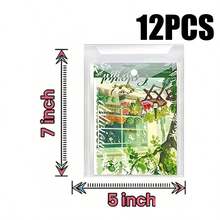 Stamp And Mold Storage Bag, Transparent Plastic Envelope With Snap Button, Reusable Plastic Envelope, Waterproof And Durable, Suitable For Stickers, Scrapbooking, Washi Tape, Scrapbooks And Stamp Supplies (Mixed Sizes) - Sets - View 15