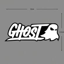 Cute Ghost Car Sticker, Body Decoration Sticker, Motorcycle Helmet Laser Reflective Creative Sunshade Anti-Scratch Sticker - 1 pcs - View 6