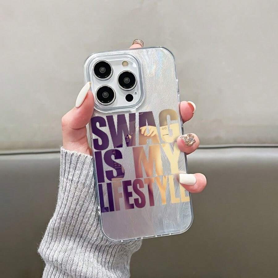 波點 SWAG 手機殼,適用於 iPhone 17、17 Pro、17 Pro Max、16 Pro、16 Pro Max、14、15、16、13、14、15、12、11 Pro Max、Plus,亮面、耐用、防刮、時尚美觀,完美禮物 - 彩色 - 查看 1